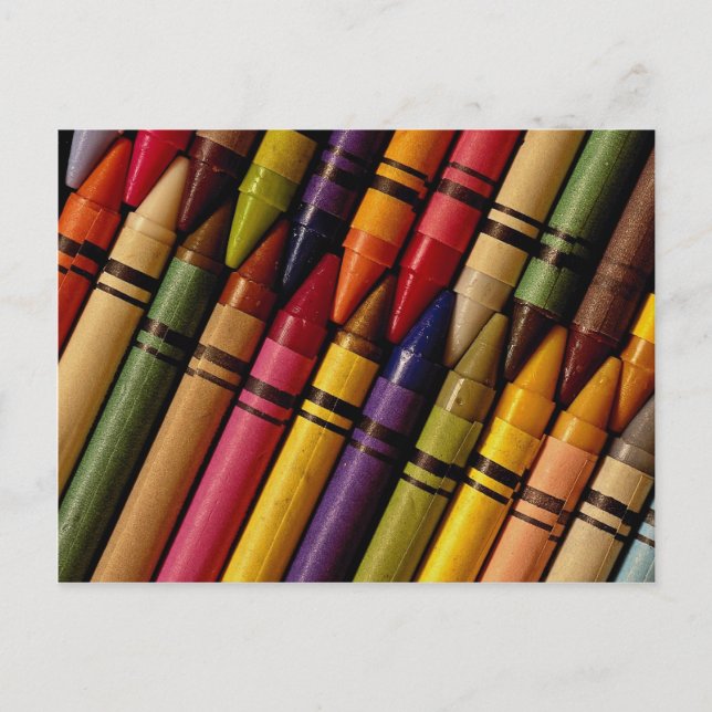 Carte Postale Crayons (Devant)
