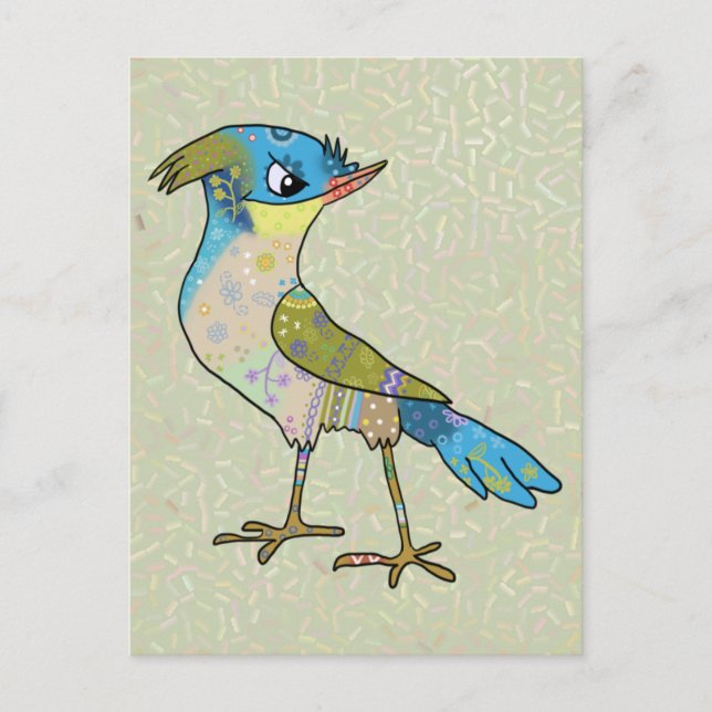 Carte Postale Crazy Vogel (Devant)