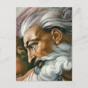 Carte Postale Création d'Adam (détail)