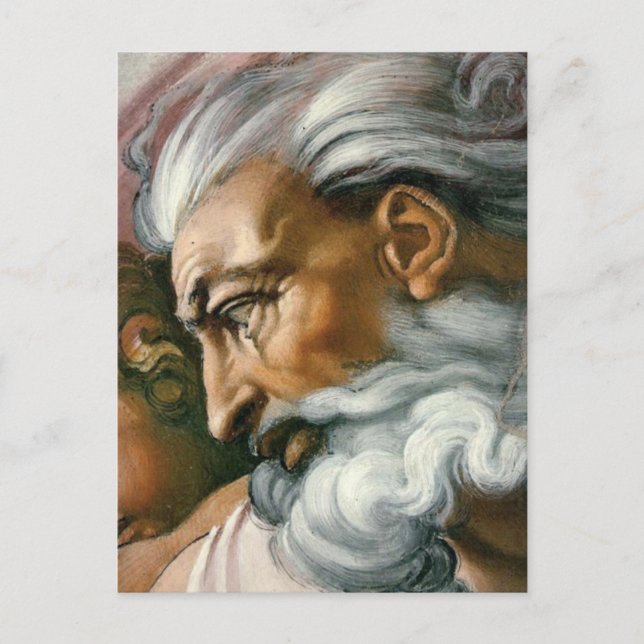 Carte Postale Création d'Adam (détail) (Devant)