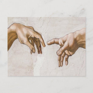 Carte Postale Creation Of Adam Sistine Chapel - Michelangelo
