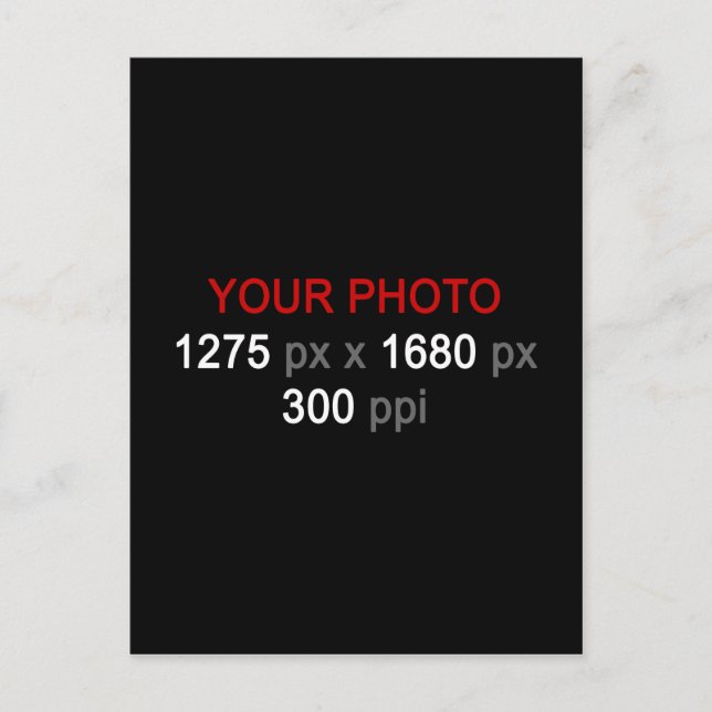 Carte Postale Création personnelle (Devant)