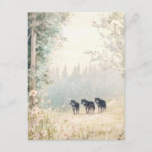 Carte Postale Créatures des bois