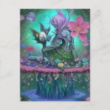 Créatures forestières mystiques - Fille surréalist