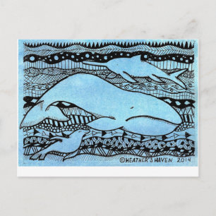 Carte Postale Créatures marines