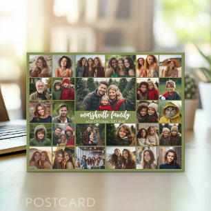 Carte Postale Créer un collage photo funky avec 27 photos