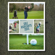 Créez votre propre billet photo sur le golf de gol