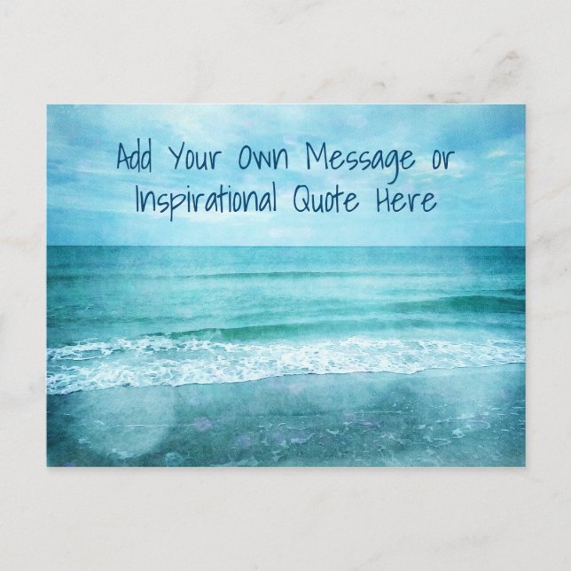 Carte Postale Créez Votre Propre Citation Inspirante Motivationn (Devant)