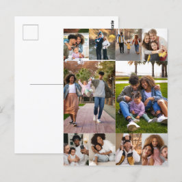 Carte Postale Créez votre propre collection photo de 10 personne