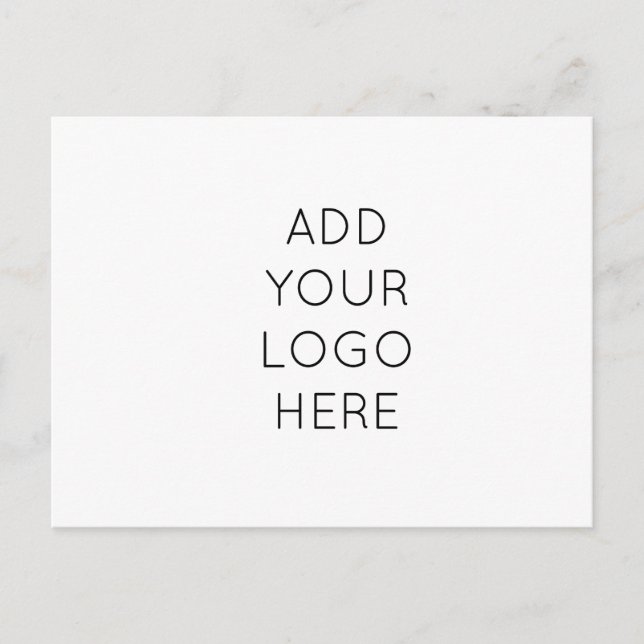 Carte Postale Créez votre propre image de logo personnalisée per (Devant)