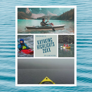 Carte Postale Créez votre propre kayak kayak photos