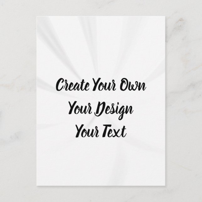 Carte Postale Créez votre propre personnalisation (Devant)