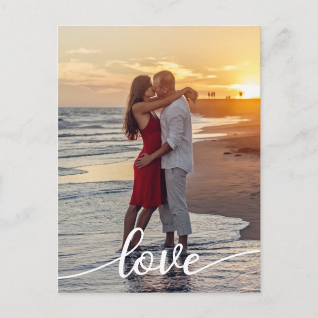 Carte Postale Créez votre propre scénario d'amour Photo de coupl (Devant)