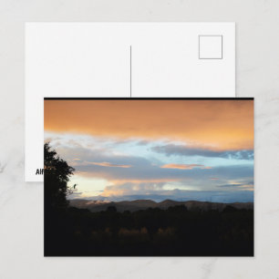Carte Postale Crème Glacée Arc-en-ciel Crépuscule