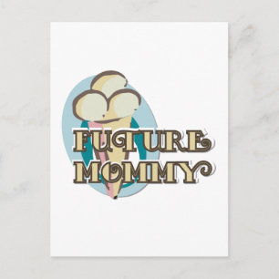 Carte Postale Crème glacée Futurs T-shirts et cadeaux maman