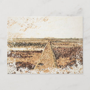 Carte Postale Crépuscule côtier : Aquarelle de la plage d'Ardros