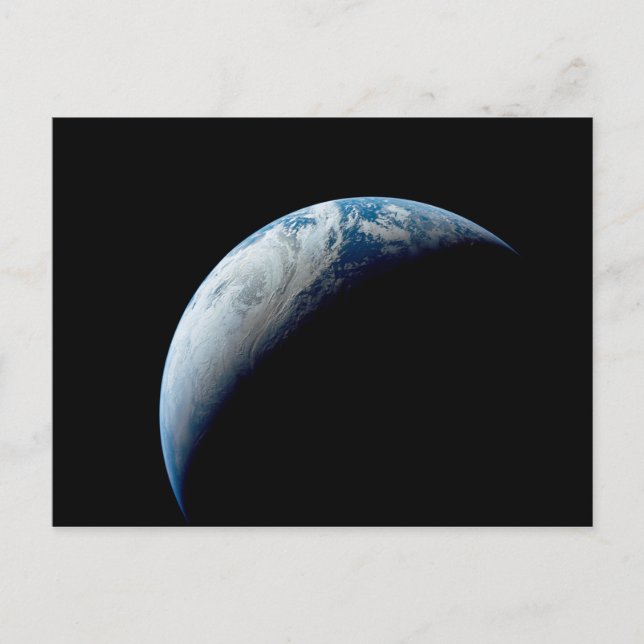 Carte Postale Crescent Terre De La Mission Apollo 4. (Devant)