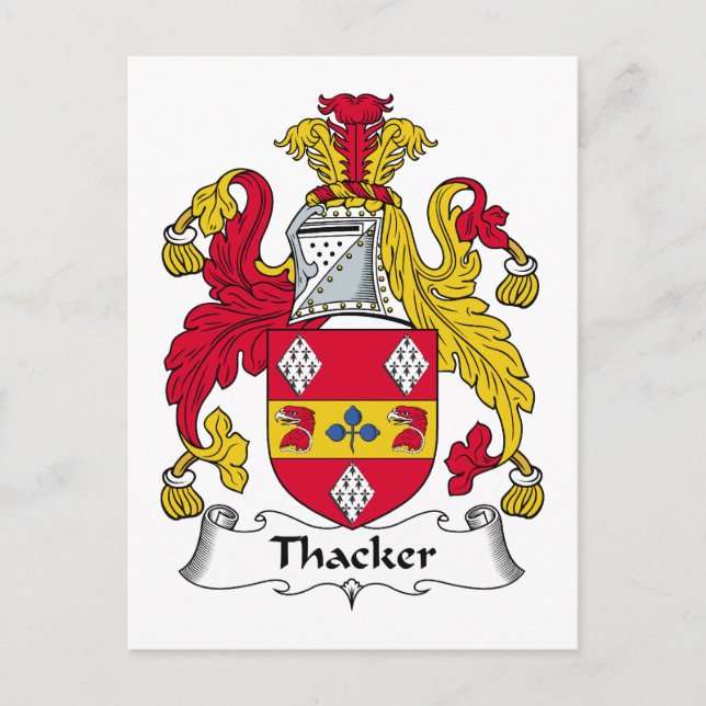 Carte Postale Crest de la famille du pirate (Devant)