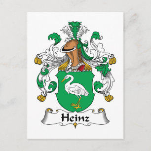 Carte Postale Crest de la famille Heinz