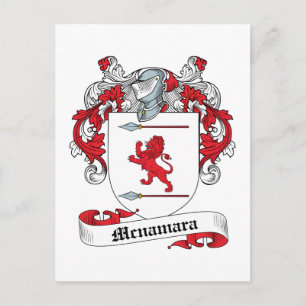 Carte Postale Crest de la famille Mcnamara