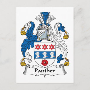Carte Postale Crest de la famille Panther
