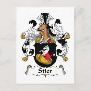 Carte Postale Crest de la famille Stier