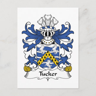 Carte Postale Crest de la famille Tucker