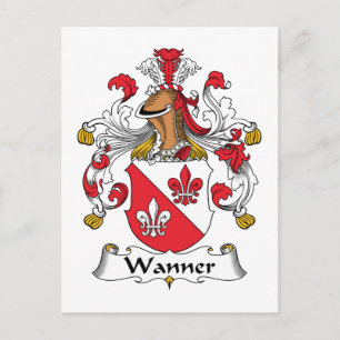 Carte Postale Crest de la famille Wanner