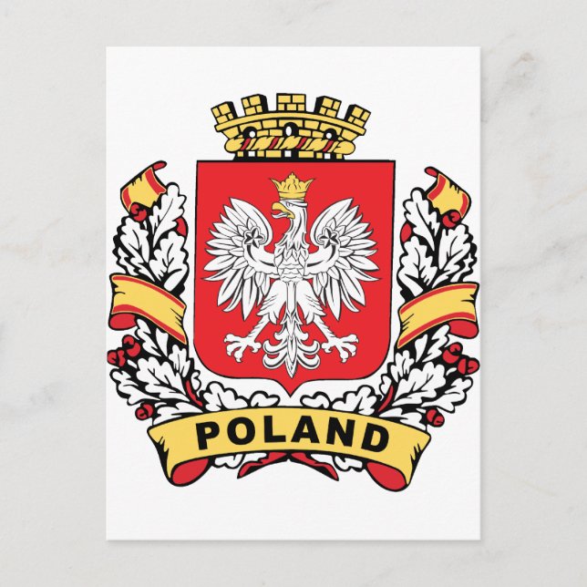Carte Postale Crest de Pologne (Devant)