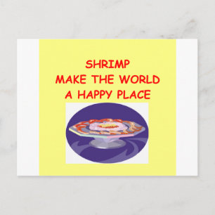 Carte Postale crevettes