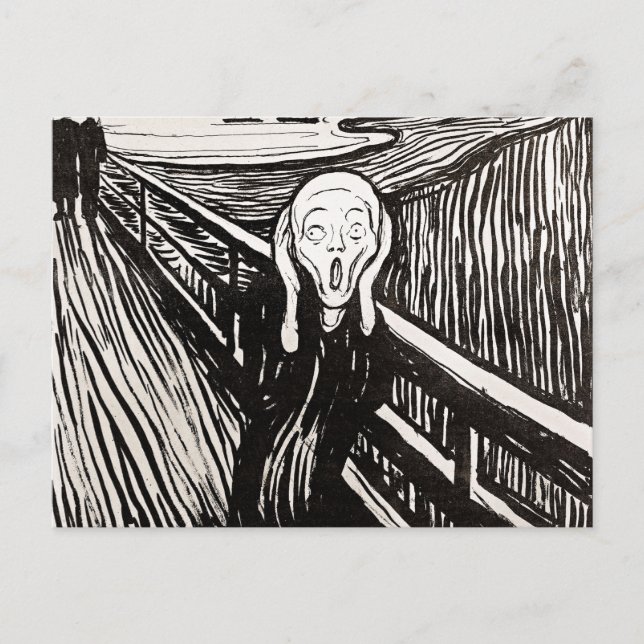 Carte Postale Cri par Edward Munch (Devant)
