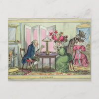 Cribbage, publié par Thomas McLean, Londres (colo