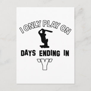 Carte Postale cricket