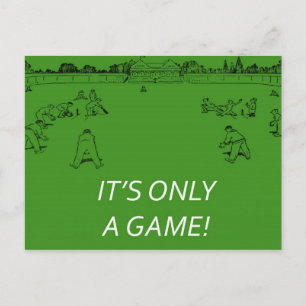 Carte Postale Cricket rétro