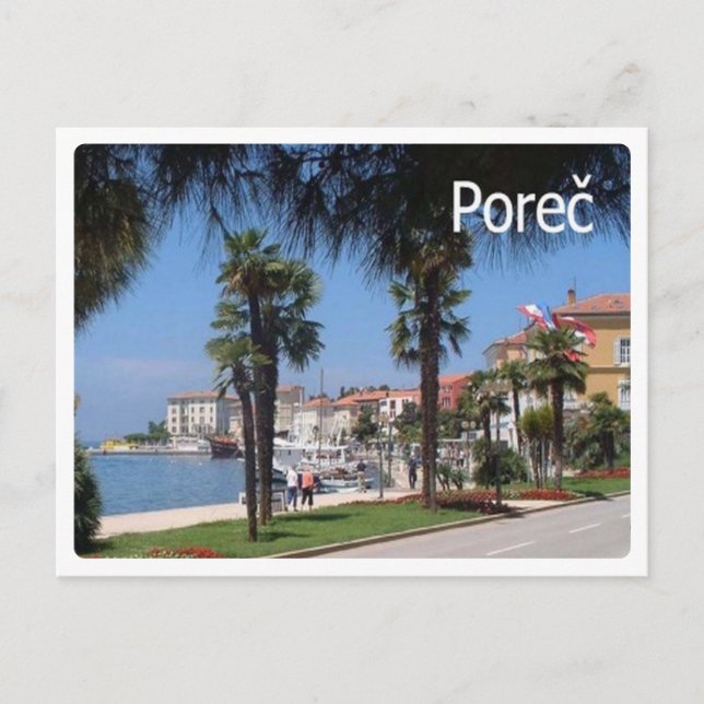 Carte Postale Croatie - Poreč - Parenzo - (Devant)