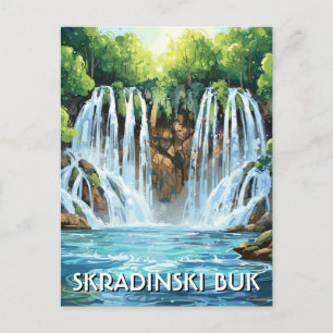 Carte Postale Croatie Skradinski Buk