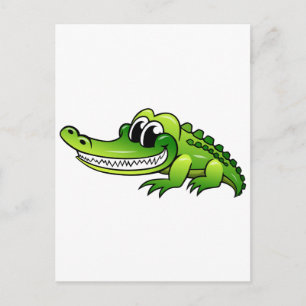 Carte Postale Crocodile de dessin