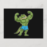 Crocodile en culturiste extrême