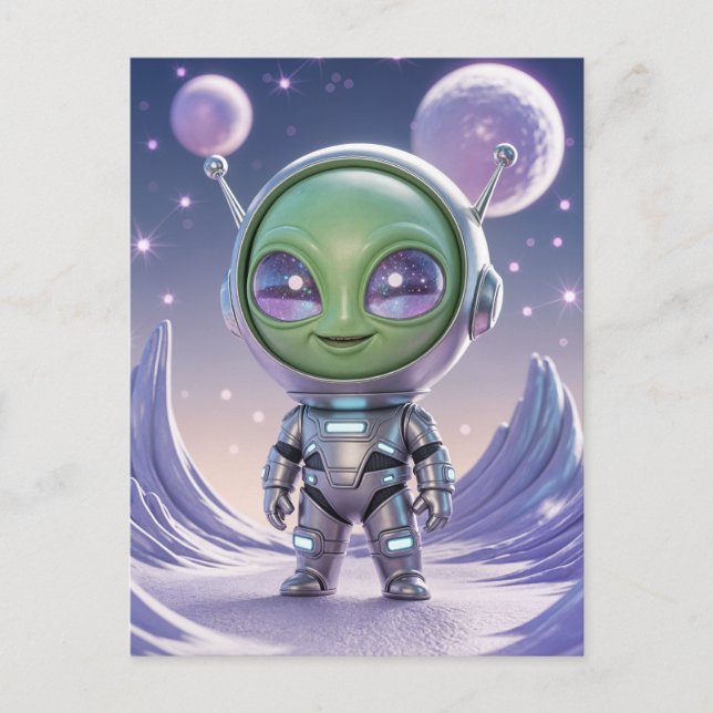 Carte Postale Croisement Alien (Devant)