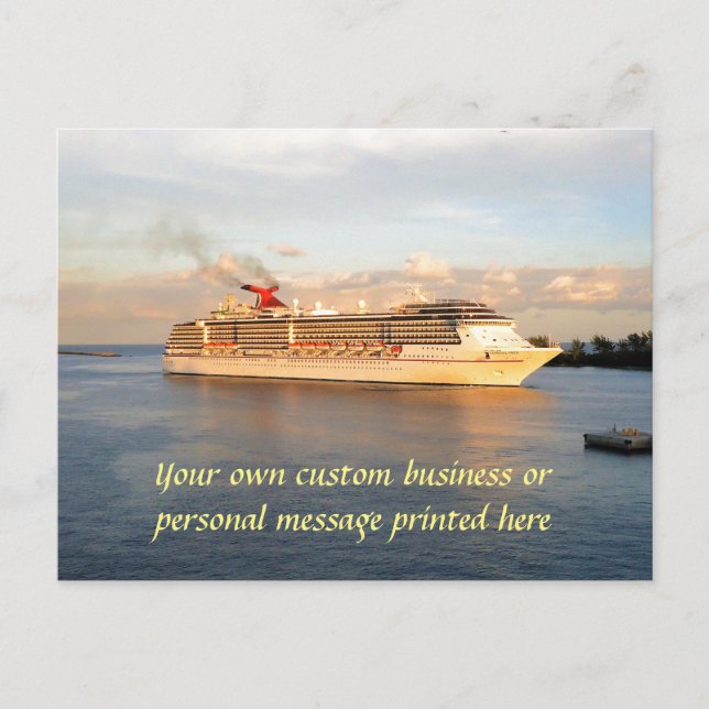 Carte Postale Croisière à Nassau (Devant)