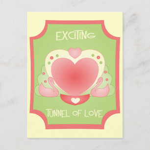 Carte Postale Croisière en bateau romantique