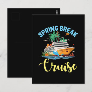 Carte Postale Croisière Spring Break