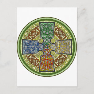 Carte Postale Croix celtique 4-Color