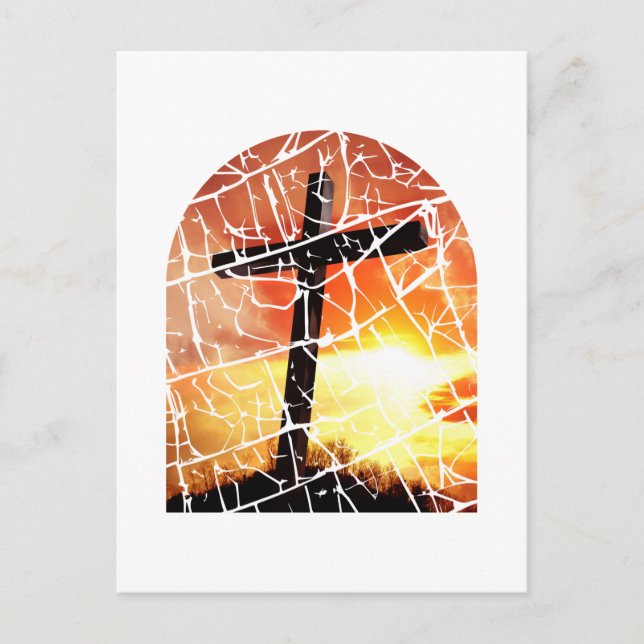 Carte Postale Croix chrétienne (Devant)