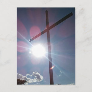 Carte Postale Croix commémorative Assis sur la colline de Dyersb