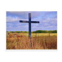 Croix dans la campagne Notecard