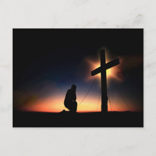 Carte Postale Croix de crucifixion Jésus Christ