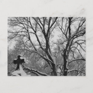 Carte Postale Croix de neige