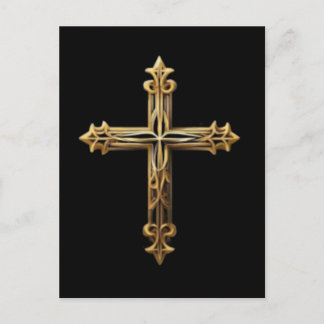 Carte Postale Croix d'or