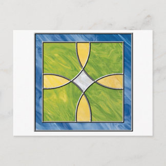 Carte Postale Croix en verre tendu